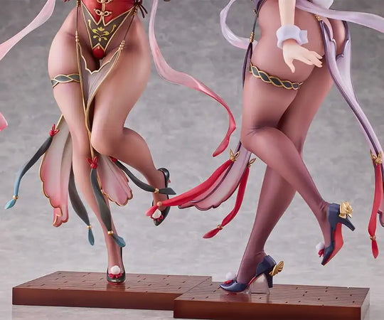 Moehime Union Statuen 1/4 Cheongsam Bunny Yuri & Stella 45 cm - Smalltinytoystore