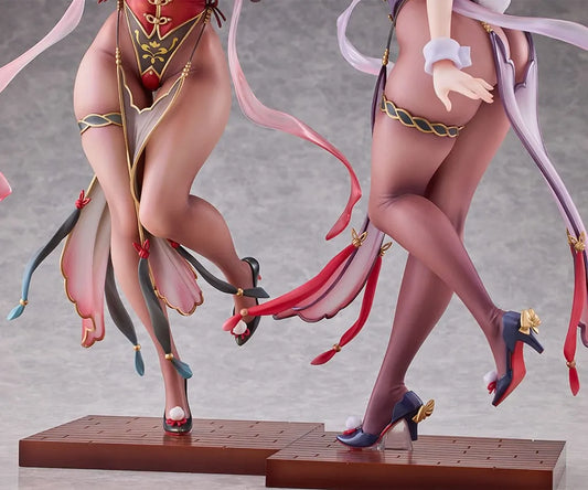 Moehime Union Statuen 1/4 Cheongsam Bunny Yuri & Stella 45 cm - Smalltinytoystore