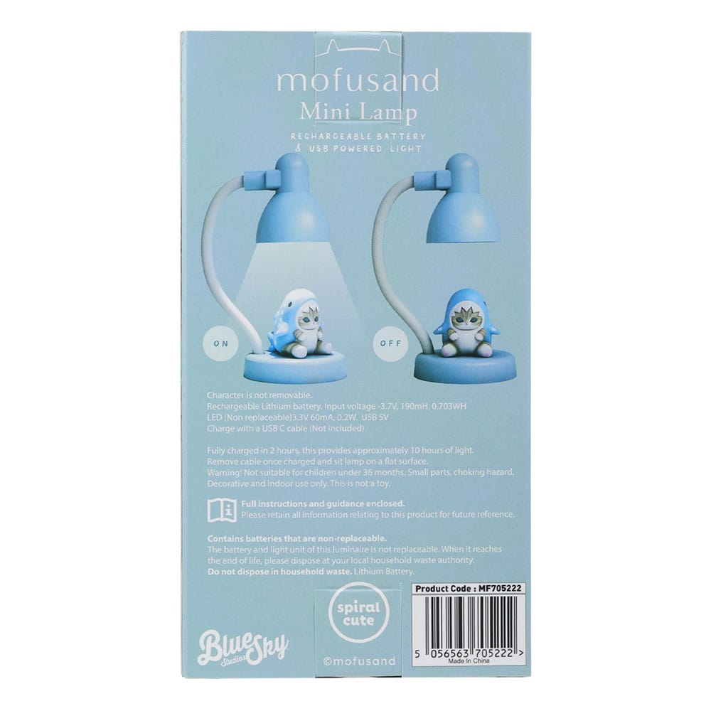 Mofusand Mini LED-Lampe mit Figur 11 cm - Smalltinytoystore