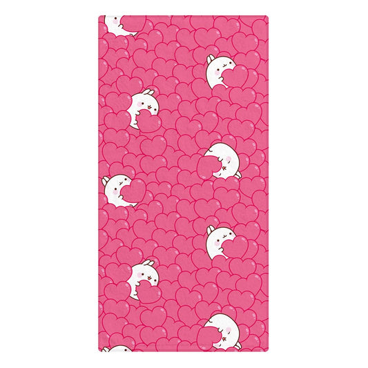 Molang Handtuch Hearts 150 x 75 cm - Smalltinytoystore