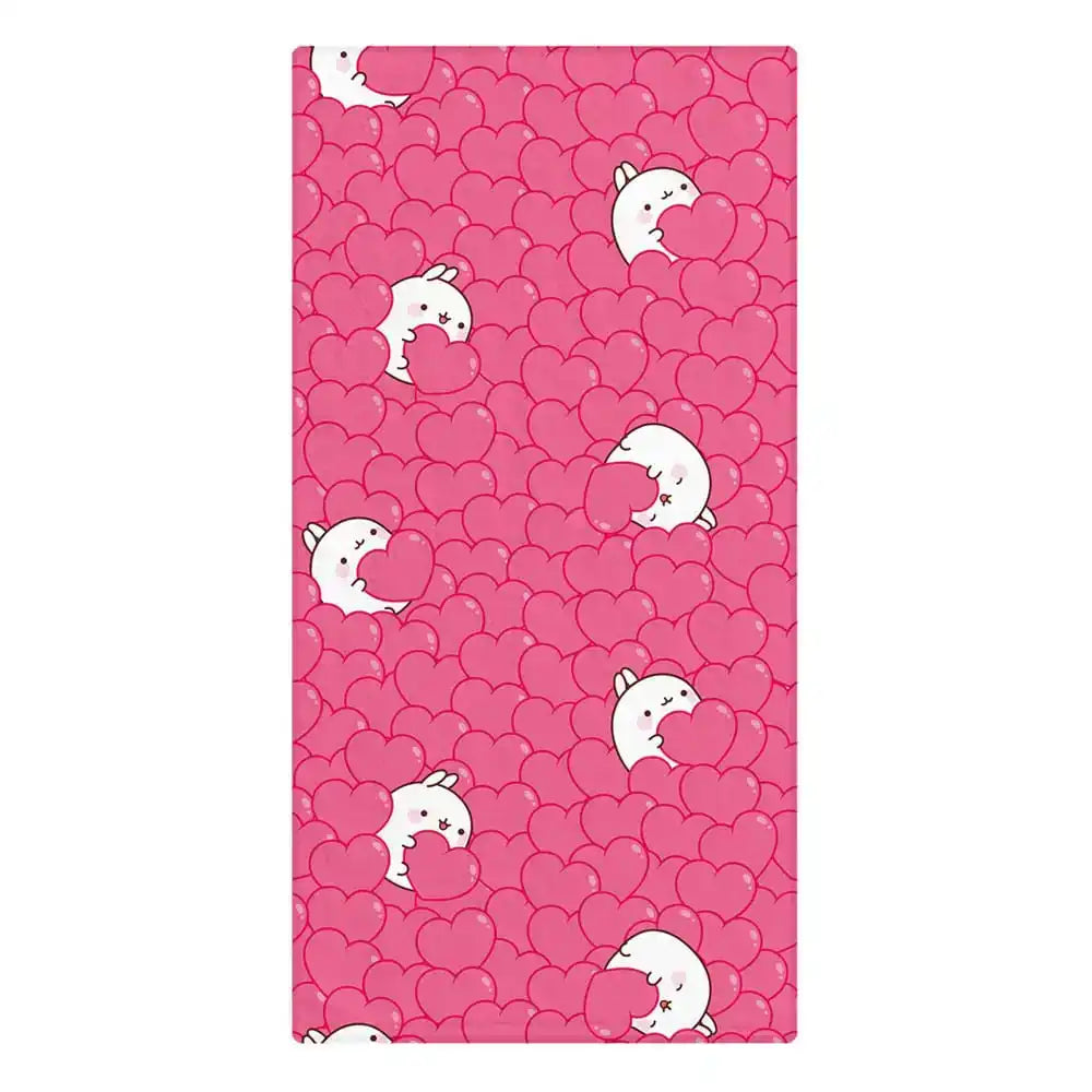Molang Handtuch Hearts 35 x 75 cm - Smalltinytoystore