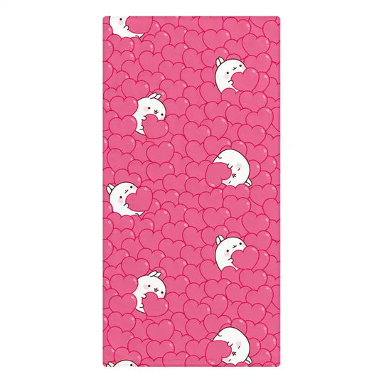 Molang Handtuch Hearts 35 x 75 cm - Smalltinytoystore