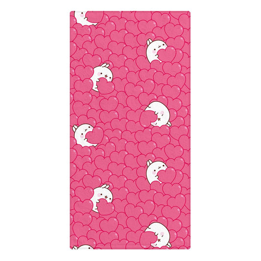 Molang Handtuch Hearts 35 x 75 cm - Smalltinytoystore