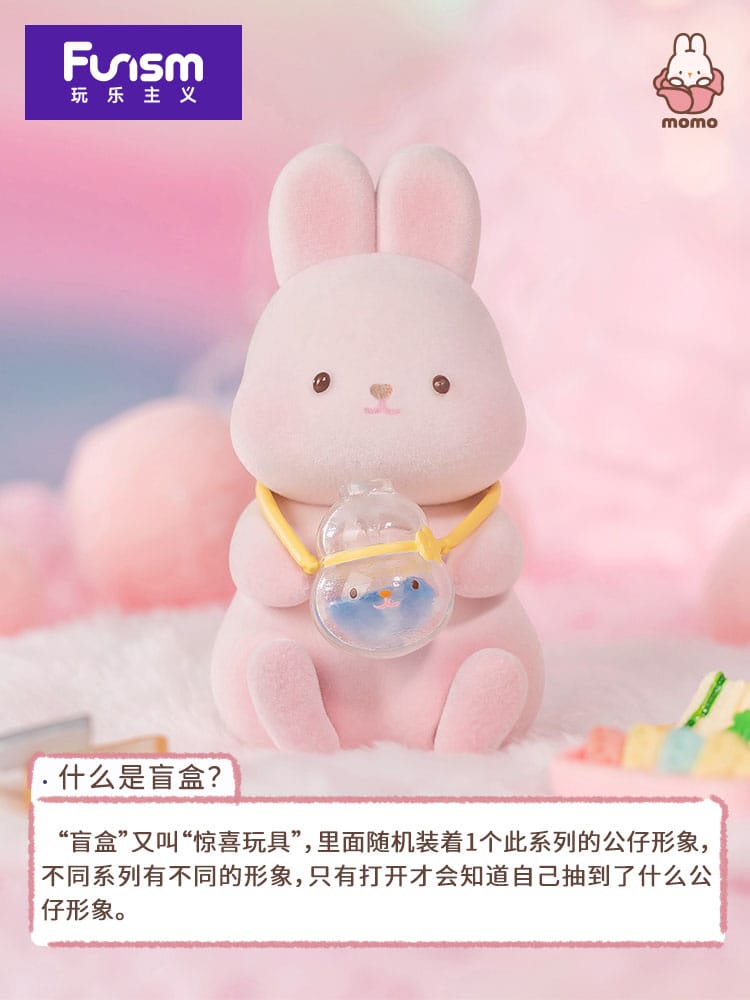 Momo Bunny Daily Series Minifiguren 10 cm Display (9) - Smalltinytoystore