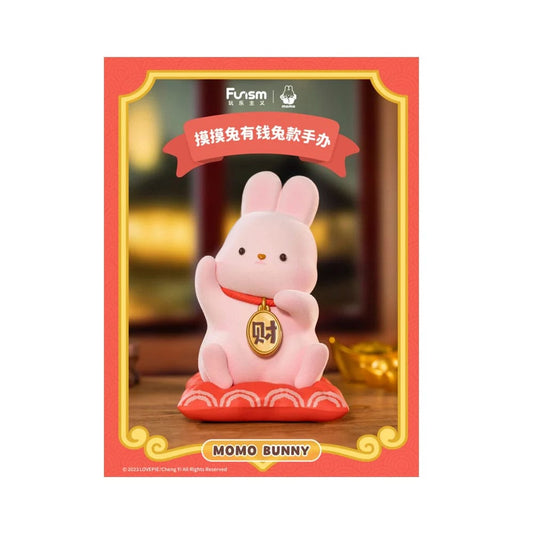 Momo Bunny Statue Money Come Come 15 cm - Smalltinytoystore