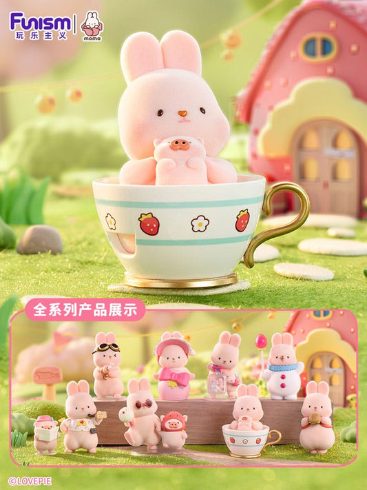 Momo Bunny Strawberry Town Series Minifiguren 10 cm Display (8) - Smalltinytoystore
