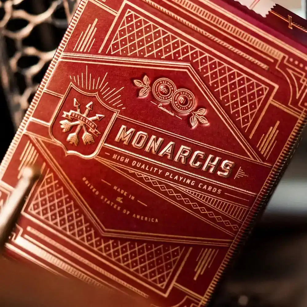 Monarchs Spielkarten Red - Smalltinytoystore