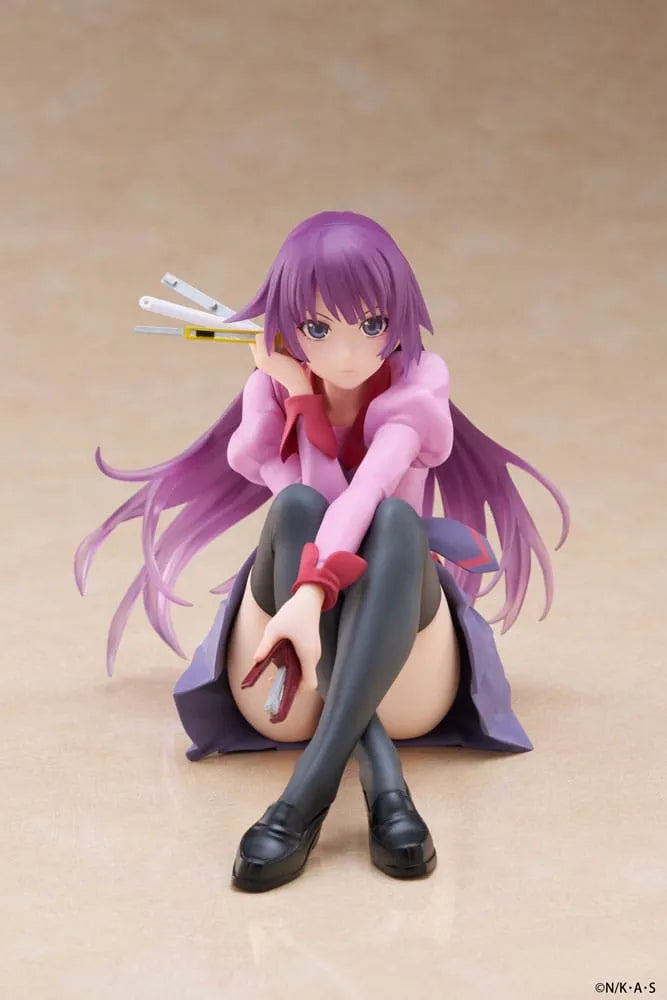Monogatari PVC Statue Desktop Cute Figure Hitagi Senjougahara 13 cm - Smalltinytoystore