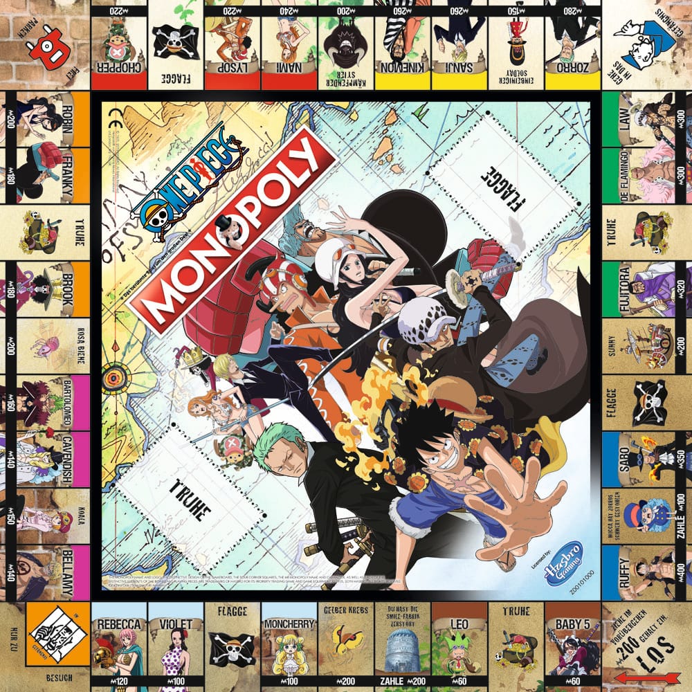 Monopoly Brettspiel One Piece (New Case) *Deutsche Version* - Smalltinytoystore