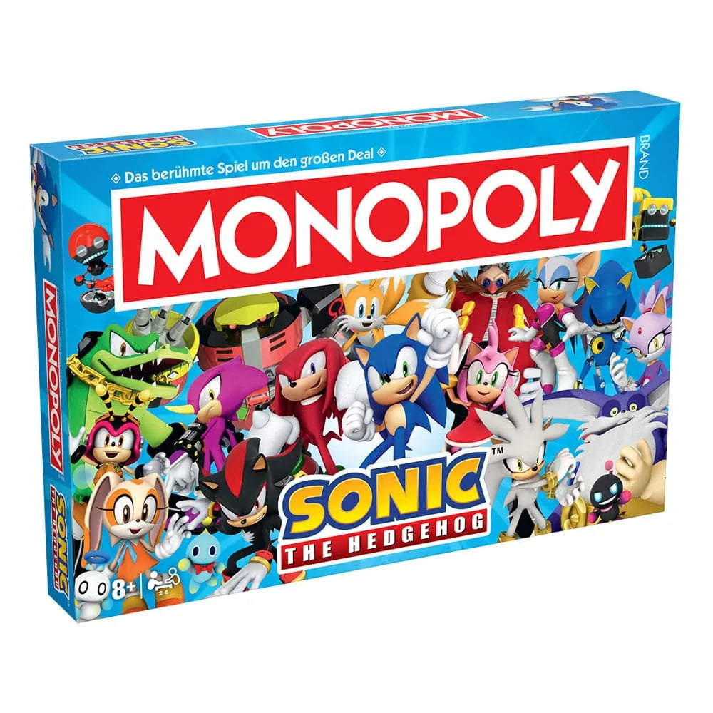 Monopoly Brettspiel Sonic the Hedgehog *Deutsche Version* - Smalltinytoystore