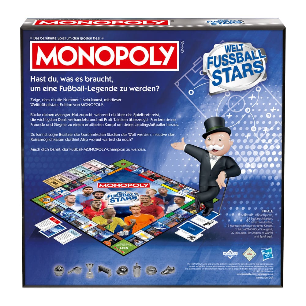 Monopoly Brettspiel Weltfussballstars *Deutsche Version* - Smalltinytoystore