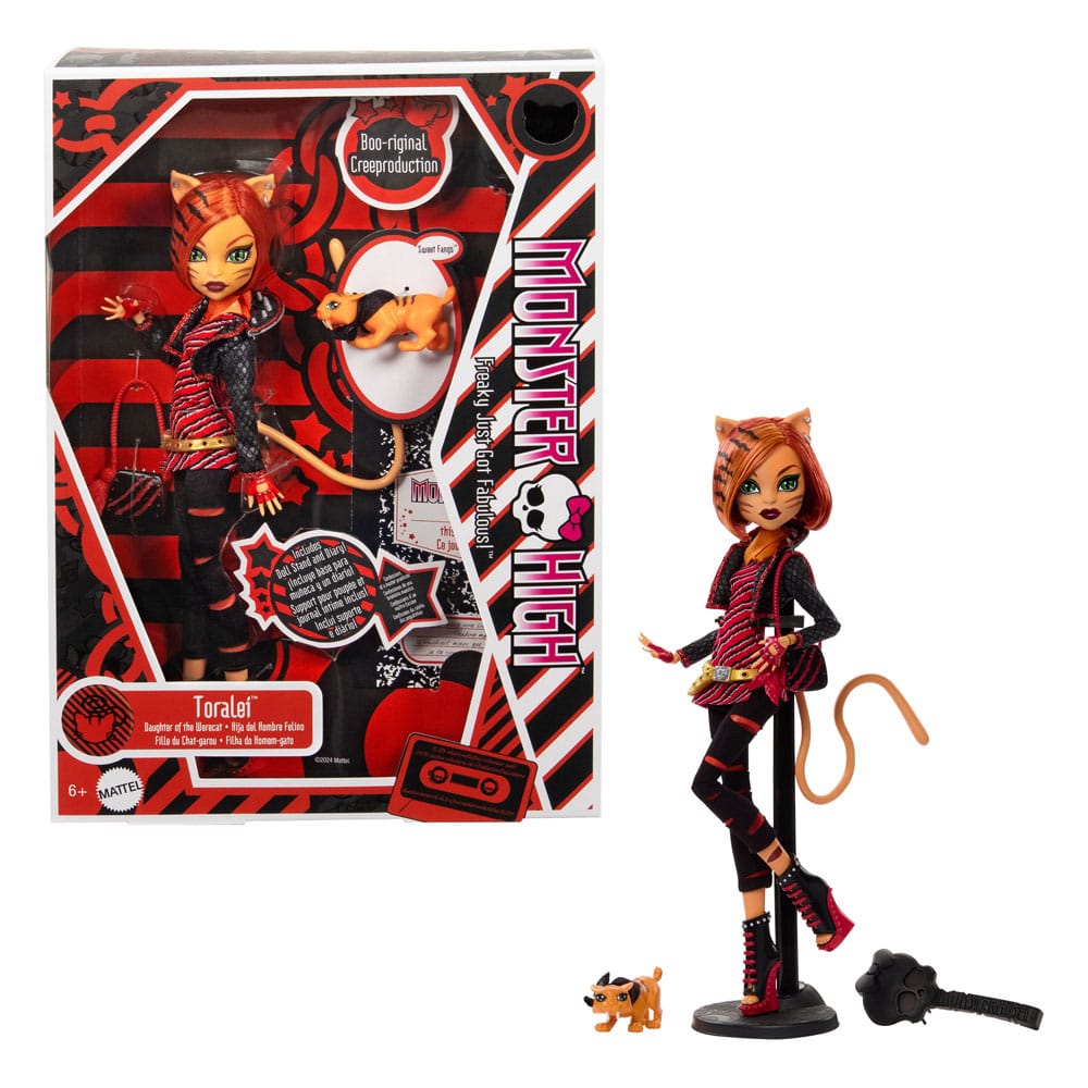 Monster High Boo-riginal Creeproduction Puppe Toralei 25 cm - Smalltinytoystore