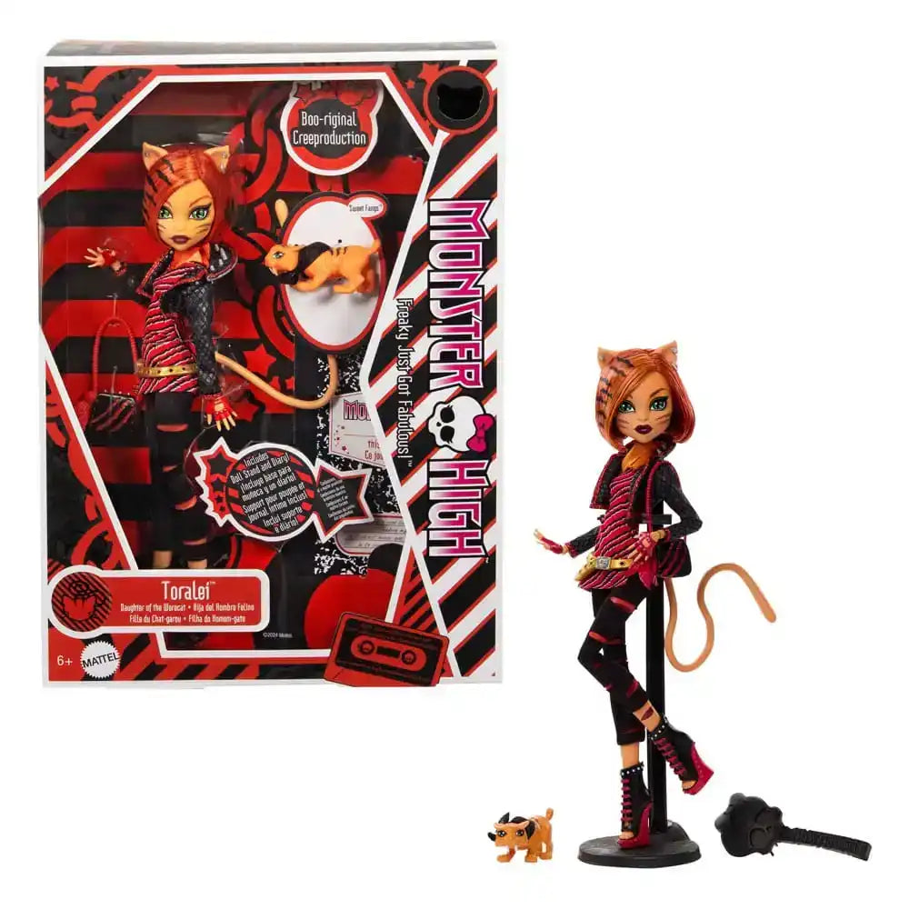 Monster High Boo-riginal Creeproduction Puppe Toralei 25 cm - Smalltinytoystore