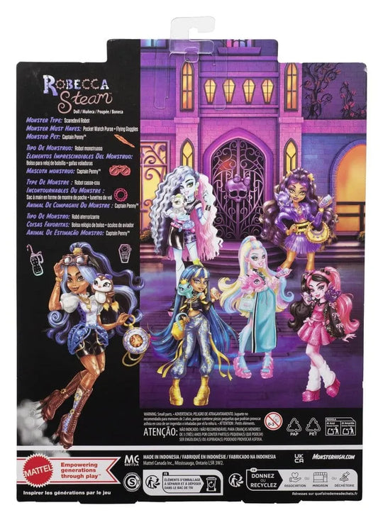 Monster High Puppe Robecca Steam
