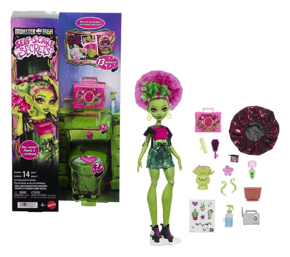 Monster High Self-Scare Secrets Puppe Venus McFlytrap