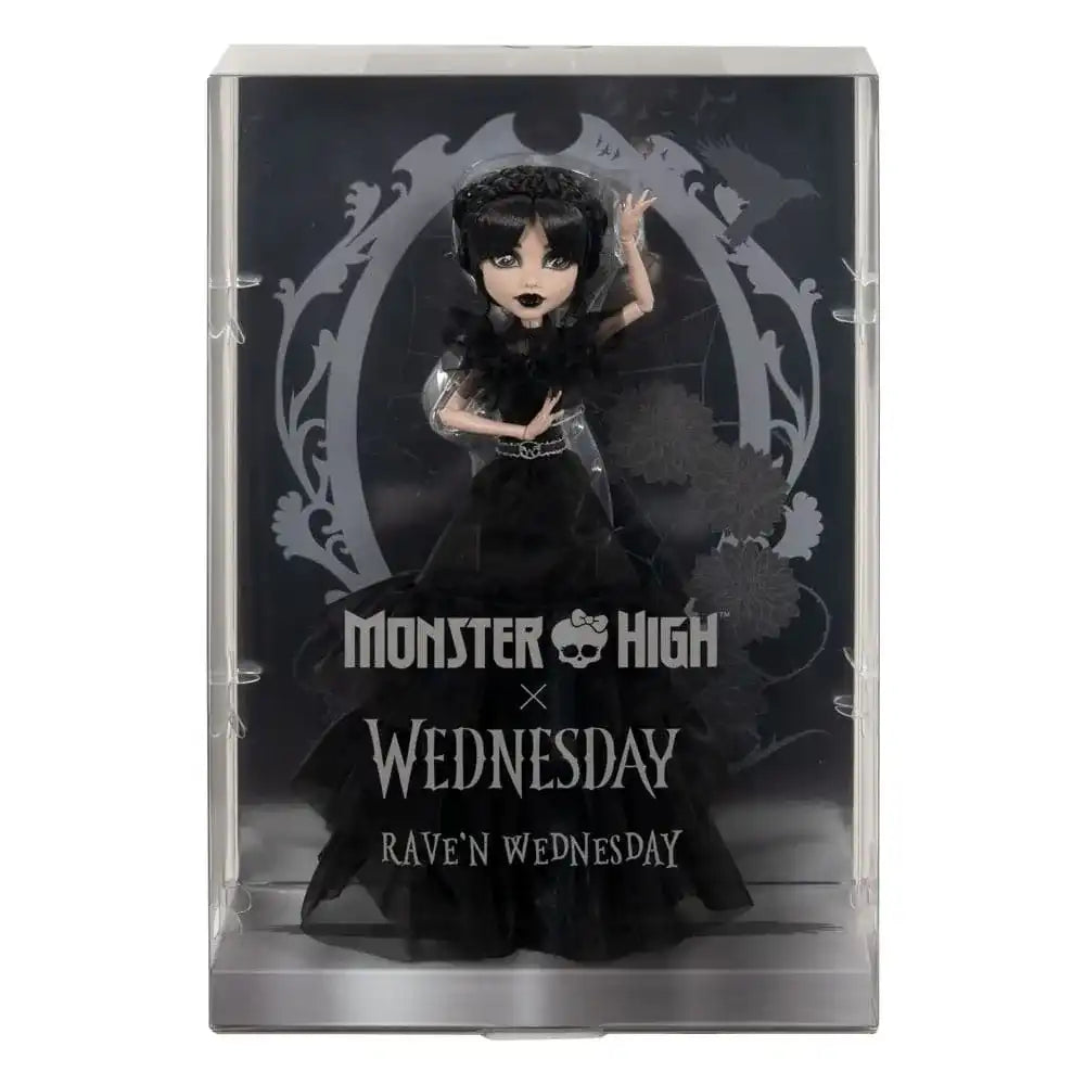 Monster High x Wednesday Puppe Rave'n Wednesday - Smalltinytoystore
