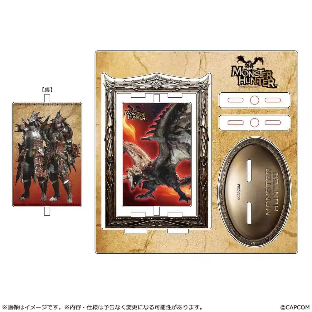 Monster Hunter Acrylic Stand Rathalos Rotating 14 cm - Smalltinytoystore