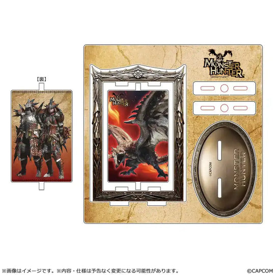 Monster Hunter Acrylic Stand Rathalos Rotating 14 cm - Smalltinytoystore