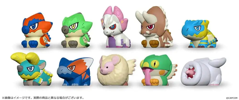 Monster Hunter Figure Builder Sammelfiguren 3 - 5 cm Finger Puppet Monster Hunter Vol. 1 (10) - Smalltinytoystore