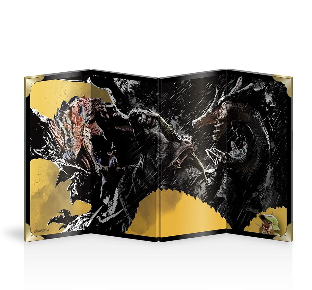 Monster Hunter Mini-Faltwand Tuschemalerei - Smalltinytoystore