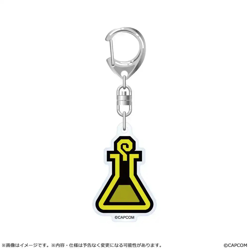 Monster Hunter Wilds Acryl-Schlüsselanhänger Item Icon 6 cm Sortiment (10) - Smalltinytoystore