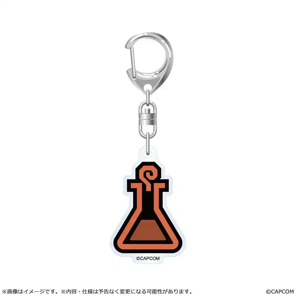 Monster Hunter Wilds Acryl-Schlüsselanhänger Item Icon 6 cm Sortiment (10) - Smalltinytoystore