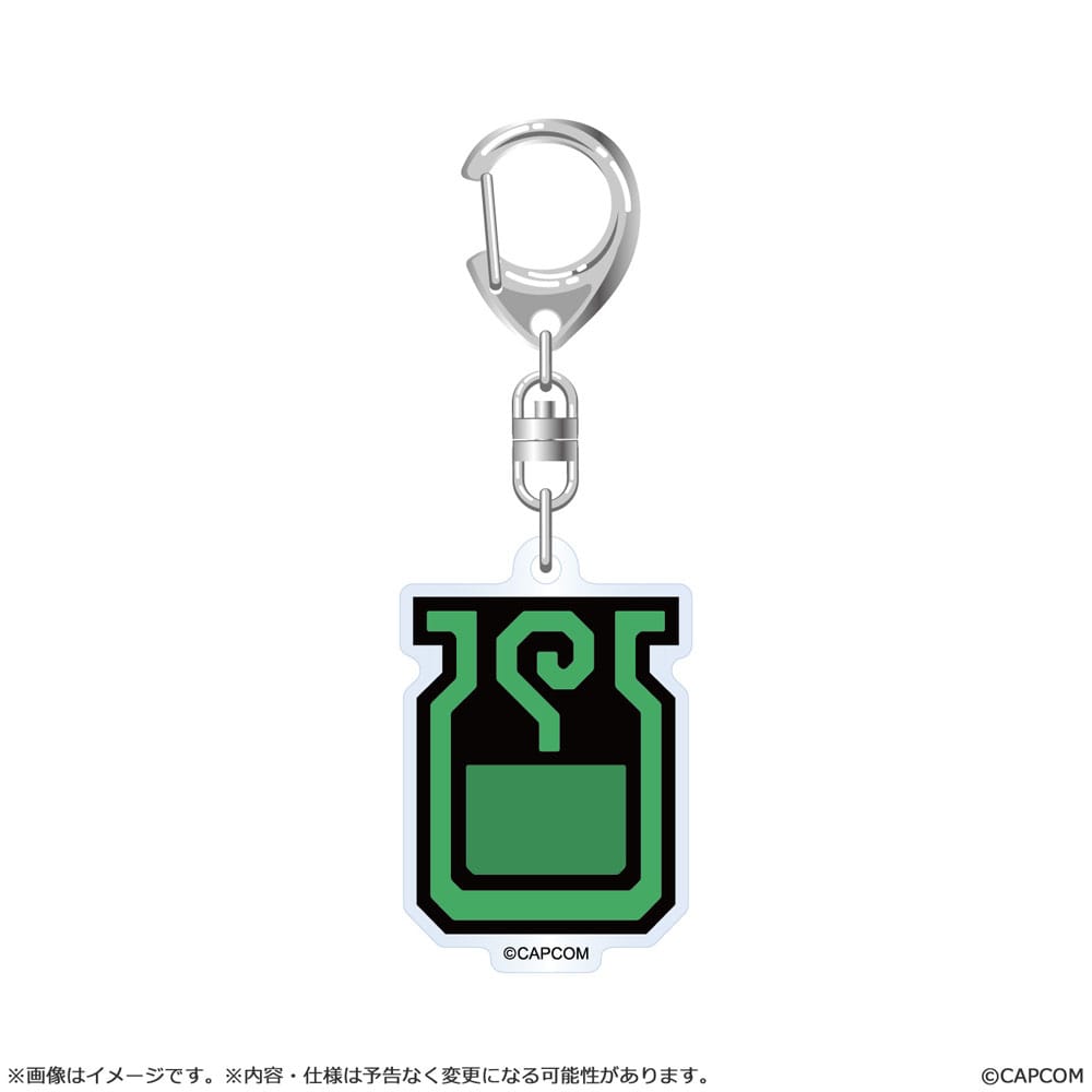 Monster Hunter Wilds Acryl-Schlüsselanhänger Item Icon 6 cm Sortiment (10) - Smalltinytoystore