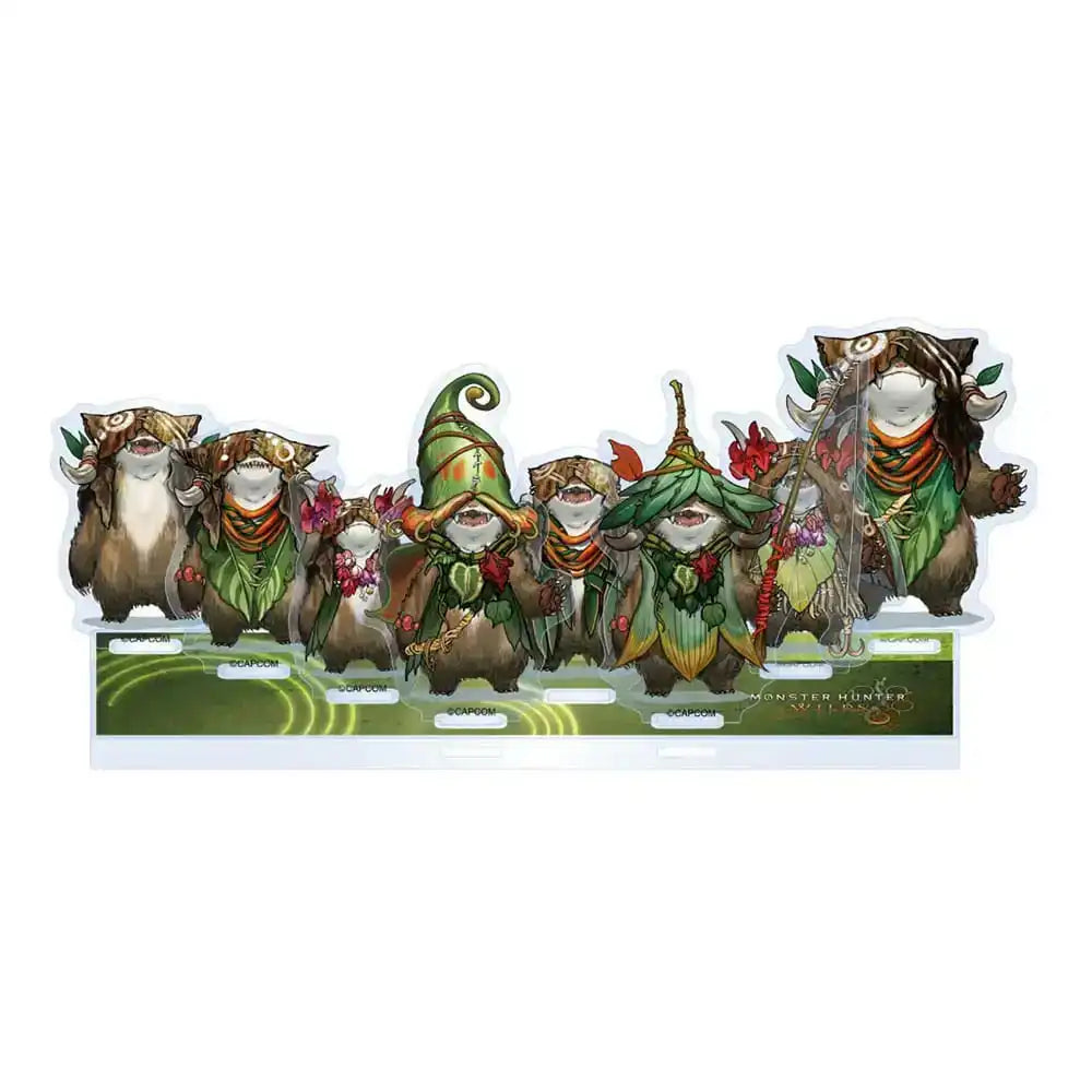 Monster Hunter Wilds Acrylic Stand Chomber Set 15 cm - Smalltinytoystore