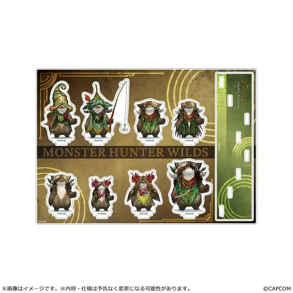Monster Hunter Wilds Acrylic Stand Chomber Set 15 cm - Smalltinytoystore