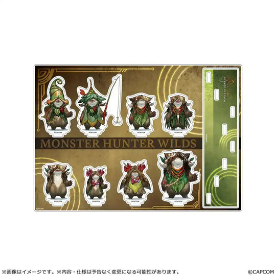Monster Hunter Wilds Acrylic Stand Chomber Set 15 cm - Smalltinytoystore
