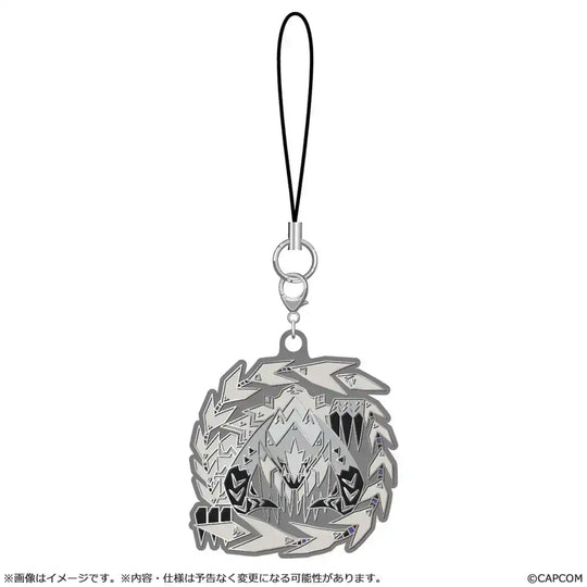 Monster Hunter Wilds Metall Schlüsselanhänger Monster Icon 5 cm Sortiment (10) - Smalltinytoystore
