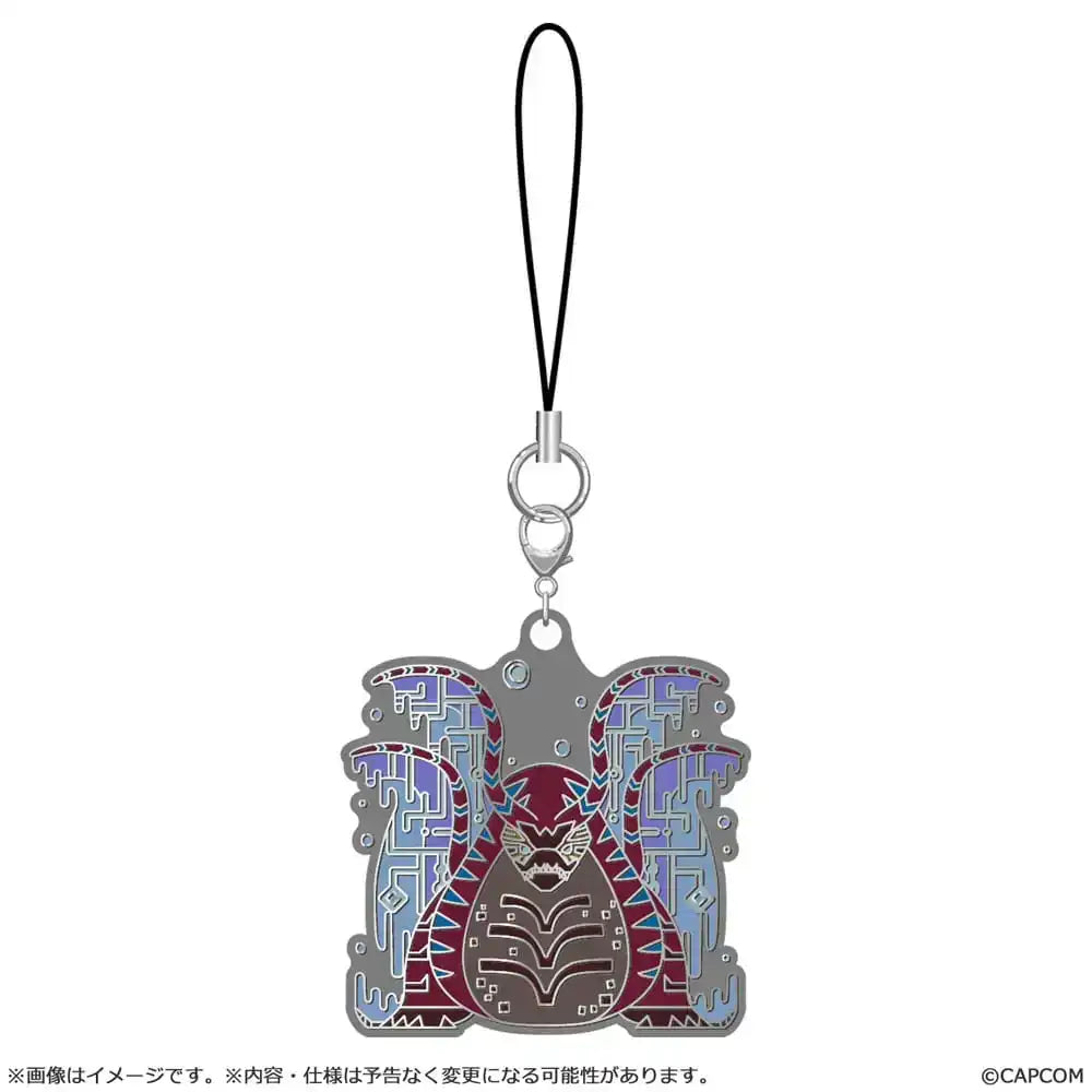 Monster Hunter Wilds Metall Schlüsselanhänger Monster Icon 5 cm Sortiment (10) - Smalltinytoystore