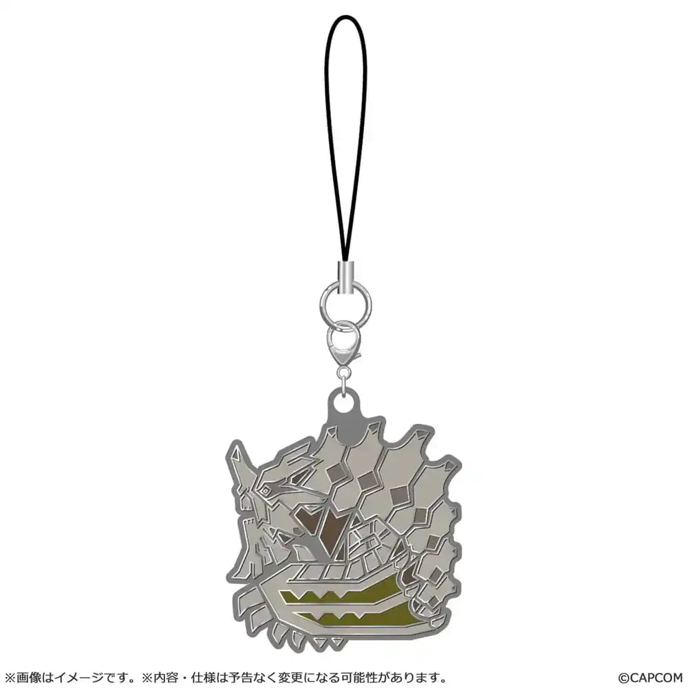 Monster Hunter Wilds Metall Schlüsselanhänger Monster Icon 5 cm Sortiment (10) - Smalltinytoystore