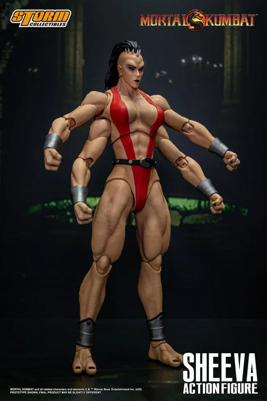 Mortal Kombat Actionfigur 1/12 Sheeva 18 cm - Smalltinytoystore