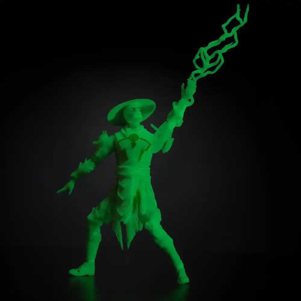Mortal Kombat Actionfigur Glow in the Dark Edition Raiden (Gold Label) 18 cm - Smalltinytoystore