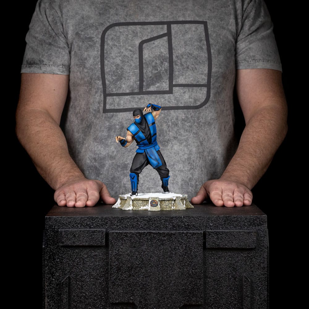 Mortal Kombat Art Scale Statue 1/10 Sub-Zero (Ninjas Collection) heo Exclusice 21 cm - Smalltinytoystore