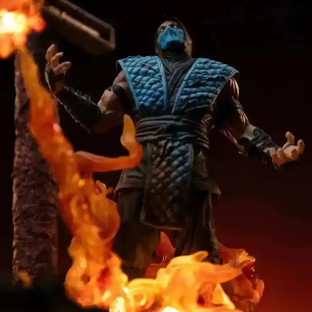 Mortal Kombat Deluxe Art Scale Statue 1/10 Scorpion Fatality 27 cm - Smalltinytoystore