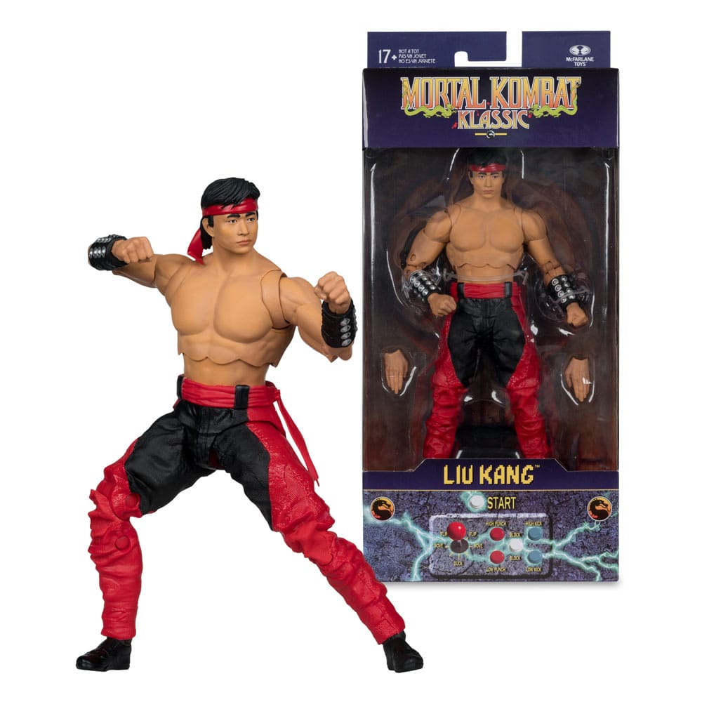 Mortal Kombat Klassics Actionfigur Liu Kang 18 cm - Smalltinytoystore