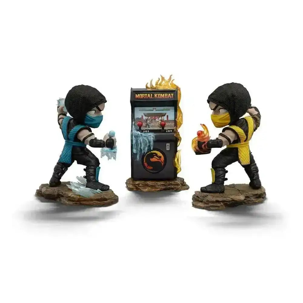 Mortal Kombat Mini Co. PVC Figuren Scorpion vs. Subzero Arcade Set 15 cm - Smalltinytoystore