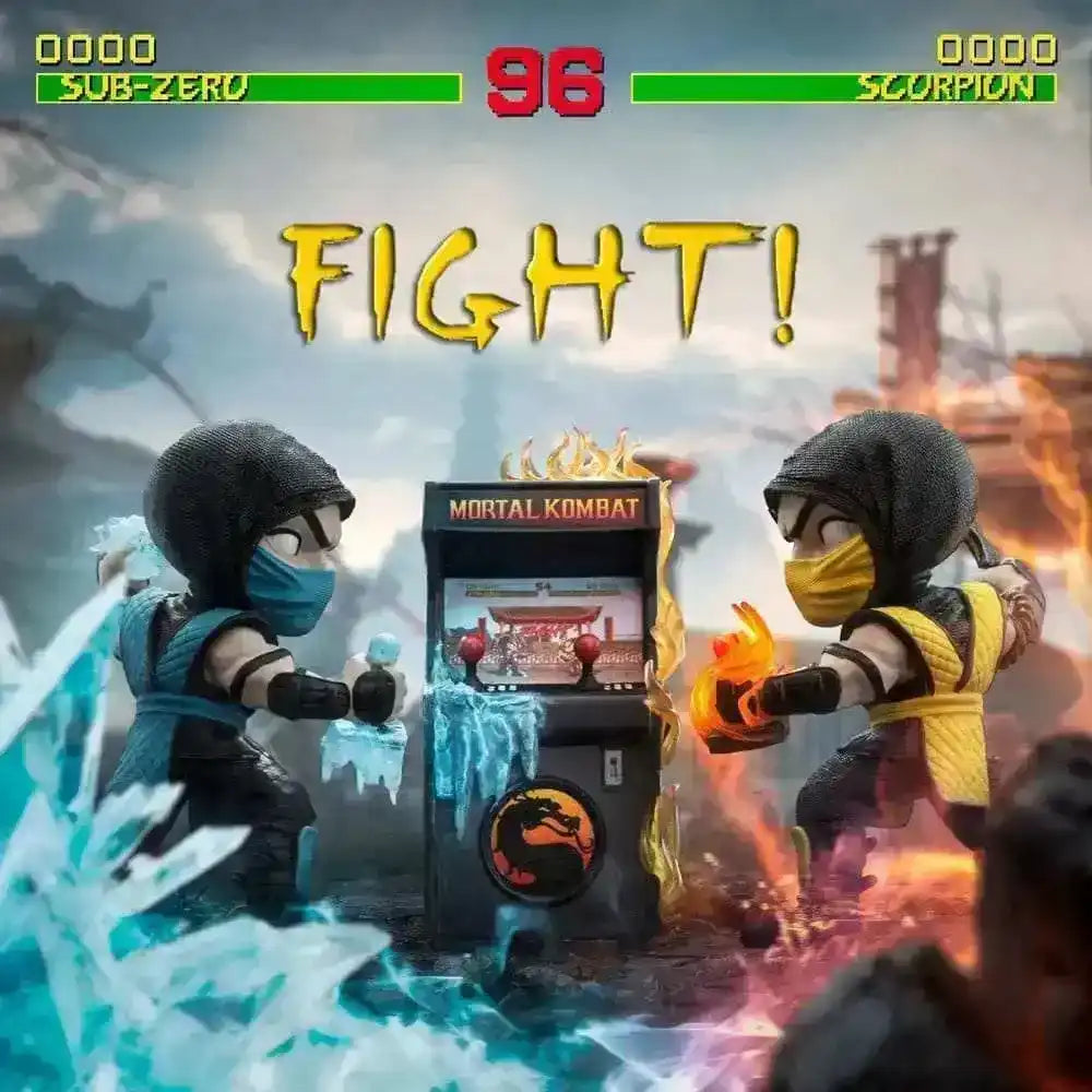 Mortal Kombat Mini Co. PVC Figuren Scorpion vs. Subzero Arcade Set 15 cm - Smalltinytoystore