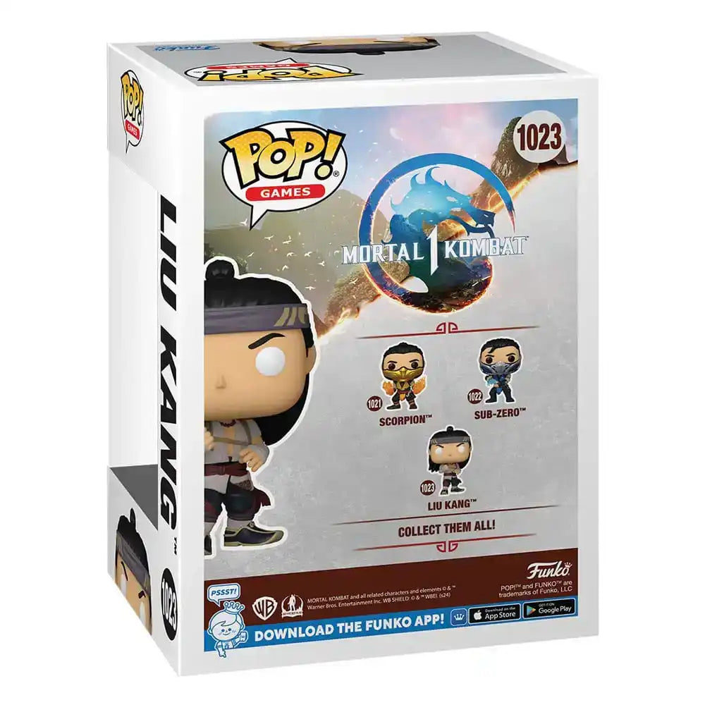 Mortal Kombat POP! Games Vinyl Figur Liu Kang (God of Fire) 9 cm - Smalltinytoystore