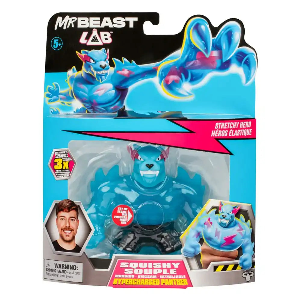 Mr. Beast Lab Goo Jit Zu Dehnbare Figur Hypercharged Panther 11 cm - Smalltinytoystore