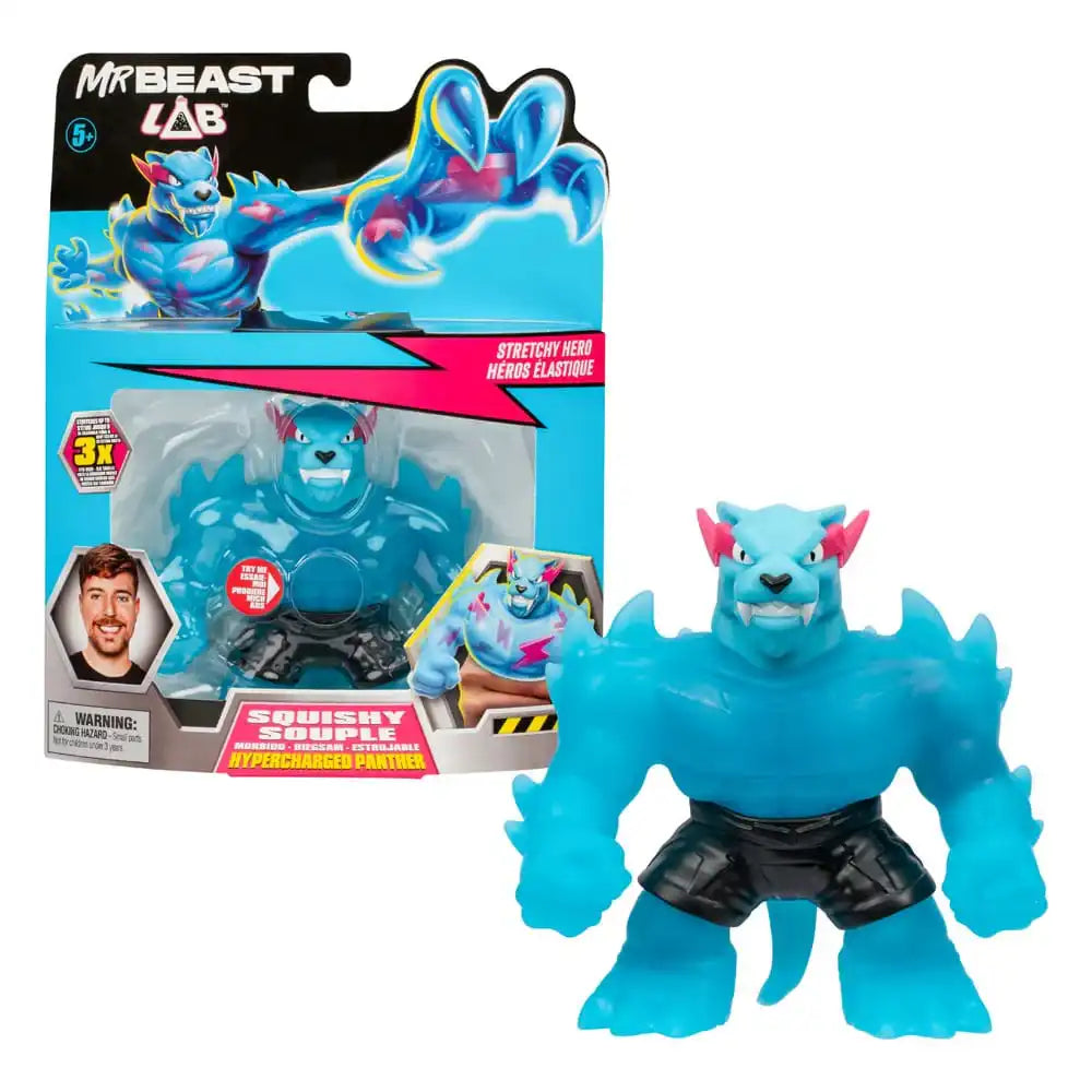 Mr. Beast Lab Goo Jit Zu Dehnbare Figur Hypercharged Panther 11 cm - Smalltinytoystore