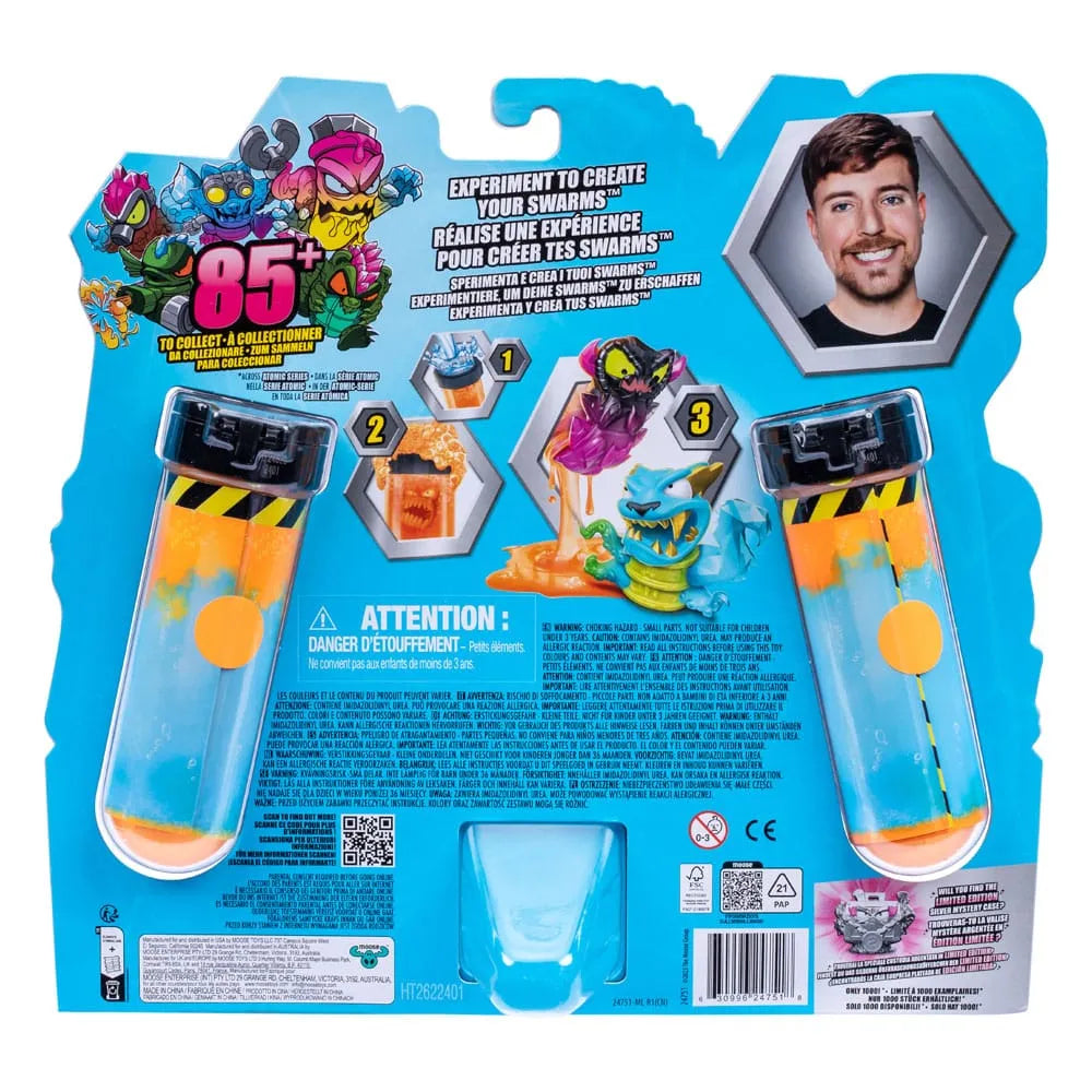Mr. Beast Lab Swarms Minifiguren 12er-Pack Mega Lab 3 3 cm Sortiment (4) - Smalltinytoystore