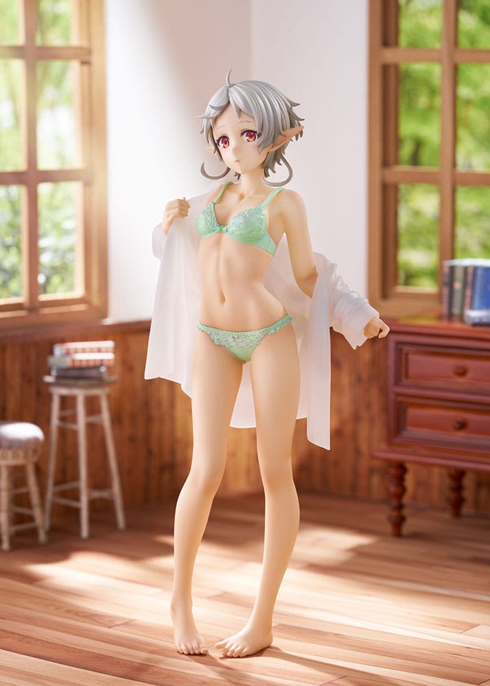 Mushoku Tensei Jobless Reincarnation II Isekai Ittara Honki Dasu PVC Statue 1/7 Sylphiette Greyrat Changing Clothes Mode 23 cm - Smalltinytoystore