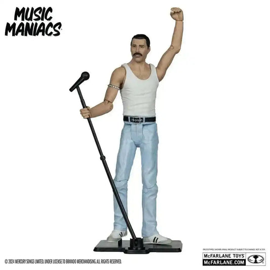 Music Maniacs Rock Actionfigur Freddy Mercury 15 cm - Smalltinytoystore
