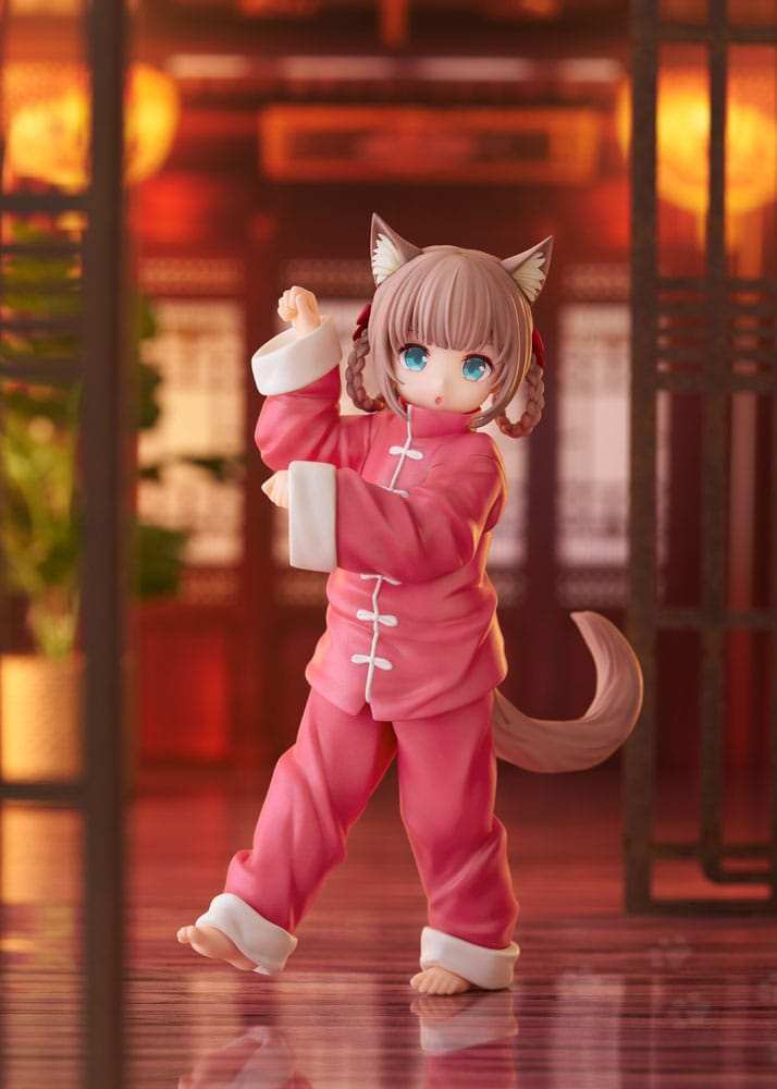 My Cat Is a Kawaii Girl Palette Dress-Up Collection Statue Kinako Nyang fu Ver. 15 cm - Smalltinytoystore