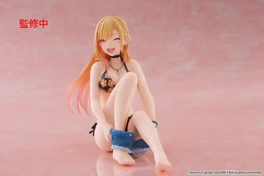 My Dress-Up Darling PVC Statue Desktop Cute Figure Marin Kitagawa Measured Swimsuit Ver. 13 cm - Smalltinytoystore