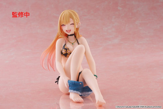 My Dress-Up Darling PVC Statue Desktop Cute Figure Marin Kitagawa Measured Swimsuit Ver. 13 cm - Smalltinytoystore