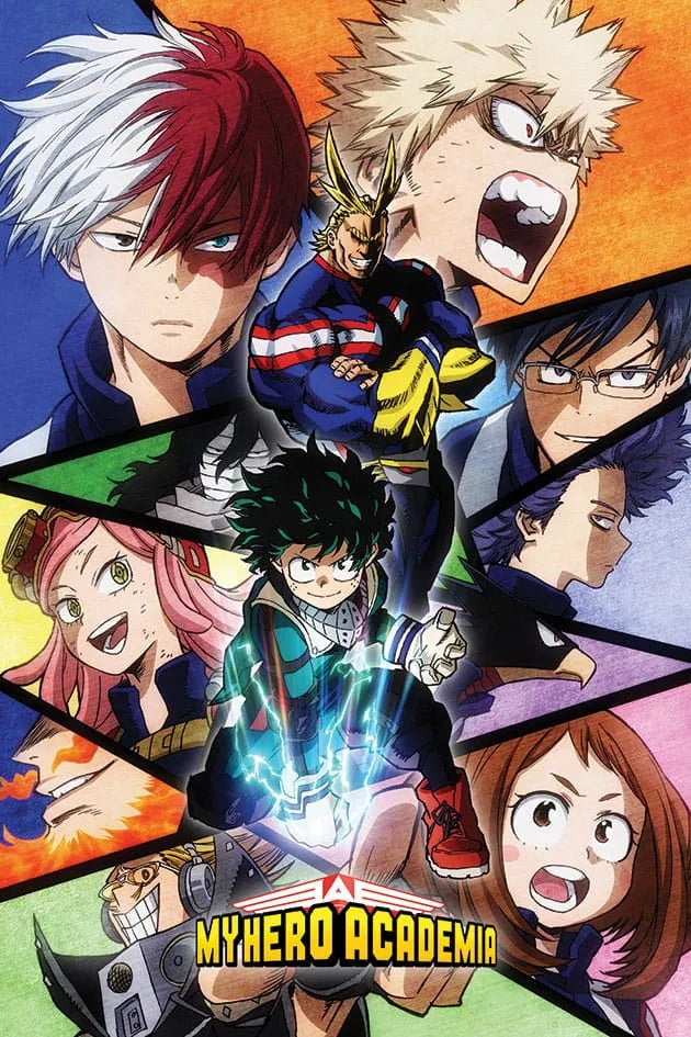 My Hero Academia 2 Poster Set Characters Mosaic 61 x 91 cm (4) - Smalltinytoystore